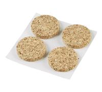 Felt Gard 12 Pack Round Cork Pads 19mm Self-Adhesive Non-Slip Bumpers, Surface Floor Protectors For Furniture Ornaments, Plant Pots & Crafts