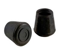 Felt Gard 19mm Furniture Rubber Leg Tips Pack Of 4 Non-Slip Floor Protectors For Sofa, Beds, Chairs, Tables & Other Furniture, Black