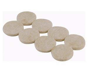 Felt Gard 25mm Round Protective Pads - 16 Pack