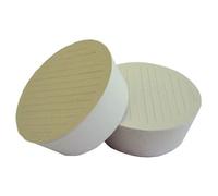 Felt Gard 4 Pack 44mm Almond Rubber Castor Cups, Non-Slip Floor Protectors For Furniture Table, Chair, Sofa & Bed Legs