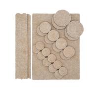 Felt Gard Assorted Felt Pads for Furniture - Floor Protection for Chairs & Table Legs, Self-Adhesive Mixed Sizes, 27 Pack