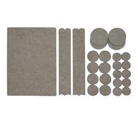 Felt Gard Assorted Felt Pads for Furniture - Floor Protection for Chairs & Table Legs, Self-Adhesive Mixed Sizes, 27 Pack