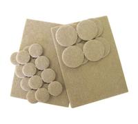 Felt Gard Furniture Felt Pads Assorted Pack Of 26, Mixed Sizes Self-Adhesive Protection Sheets And Pads