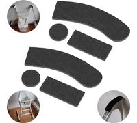 Felt glides for high chair, 1 set, compatible with IKEA LANGUR children's high chair, in Black, for gluing, chair leg ladder children's chair, felt glide pad chair leg