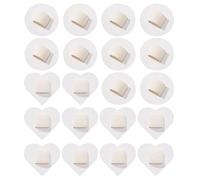 Felt Hair Band Pad, 20 Piece Headbands, Elastic Pads for Headbands, Headband Pad, Hair Accessories, Pads for Vanity Bathroom Travel Women Girls Tea Party and More 1.96x2.36x0.11in