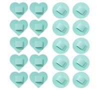 Felt Hair Band Pads, Twenty Piece DIY Headband Base Set, Elastic Headband Support Circles, Decoration Craft Accessory for Tea Party Headbands, Vanity Bathroom Travel Women Girls Event Use