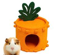 Felt Hamster House | Soft Pineapple Felt Hamster House Hamster Bed,Cute Sleeping Nest Tunnel Cozy Hamster Accessories for Small Pet