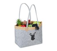 Felt Handbag Shopping Basket Firewood Basket Shopping Bag Felt Firewood Basket