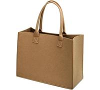 Felt Handbag with Large Handle, Multi-purpose Collapsible Reusable Shopping Bag for Easy Storage, Travel, and Sports