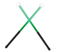 Felt Head Alloy Drum Mallets 1 Pair for Bass Drum Stage Performance | Double-ended Design, Smooth Surface, Gentle Attack, Suitable for Jazz Drums, Concerts, Boy Girl and Band Students