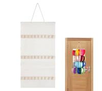 Felt Headband Holder Organizer - 30 Compartments Hanging Hair Bow Storage Holder | 3 Row Elastic Knot Súpport, Lightweight Felt Organizer For Women, Girl