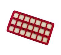 Felt Jewelry Craft Mat with 21 Grids Professional Crafting Mat Suitable for Efficient Bead Sorting and Protections Felt Craft Pad