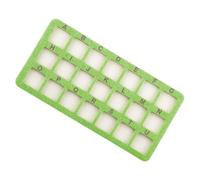 Felt Jewelry Craft Mat with 21 Grids Professional Crafting Suitable for Efficient Bead Sorting and Protections Soft Felt Bead Work