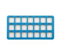 Felt Jewelry Craft Mat with 21 Grids Professional Crafting Suitable for Efficient Bead Sorting and Protections Soft Felt Bead Work
