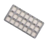 Felt Jewelry Craft Mat with 21 Grids Professional Crafting Suitable for Efficient Bead Sorting and Protections Minimalist Jewelry Tool