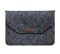 Felt Laptop Bag Laptop Sleeve Tablet Case Ultra Slim Business Carrying Case Protective Bag, Slim Envelope Compatible with Apple MacBook, Acer Dell HP Microsoft Notebook (Dark Gray, 13-inch)