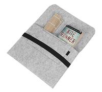 Felt Laptop Sleeve, Portable Carrying Safe Protection Pc Case Protective Bag Chromebook Cover for Business Learning and Travel 12.3x9.1x0.3in