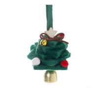 Felt Mini Christmas Tree Pendant Decoration Hanging Ornament Soft Lightweight Wool for Holiday Wreaths Garlands Fireplaces Table Centerpieces Home White Green Red 7x7x3cm(Is green)