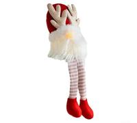 Felt No-Face for elf Doll Decoration for Tree Felt No-Face for(Red)