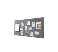 Felt Notice Pin Boards Felt Wall Stickers Felt Board Tiles for Wall Large Felt Board Tiles for Photo DIY Memo Display(Grey,120cm*240cm)