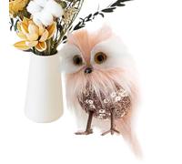 Felt Ornaments Christmas Soft 3D Owl Reindeer Festive Holiday Decor | Tree Ornaments Felt Decorations Display for Home Office Classroom Hallway Fireplace Window Mantel Desktop Cafe A