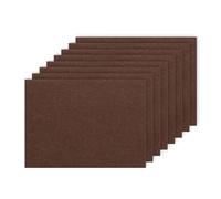 Felt Pads for Furniture Feet, 5mm Thick Heavy Duty Self Adhesive Felt Sheets, 15×11cm Cut-to-Size Floor Protectors, Chair Leg Protectors for Hardwood, Laminate & Tile Floors, 8 Pack Brown