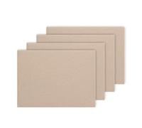 Felt Pads for Furniture Feet, 5mm Thick Heavy Duty Self Adhesive Felt Sheets, 20×16cm Cut-to-Size Floor Protectors, Chair Leg Protectors for Hardwood, Laminate & Tile Floors, 4 Pack Beige