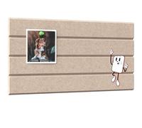 Felt Panel/Felt Noticeboard 40x20 cm Camel + Free Push Pins