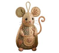 Felt Patchwork Mouse DIY Sewing Kit, Cute Mouse Ornament DIY Kit, Handmade Sewing Craft Set, Relaxing Creative Gift for Beginners