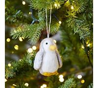 Felt Penguin Christmas Decoration - Felted Ornament - Wool Christmas Bauble - Felt Handmade Xmas Décor - Classic Tree Ornament