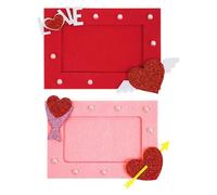 Felt Picture Frame, Valentine's Day Heart Picture Frame, Holiday Wall Decoration, Multifunctional Picture Frame for Valentine's Day, Honeymoon Moments