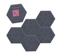 Felt pin board Lightweight 6 Panels Felt Notice Board Hexagonal Bulletin Board