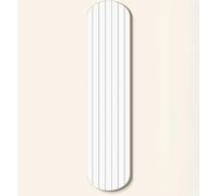 Felt Pinboard Bar Strips 20 Pushpins,Self-Adhesive Bulletin Board for Paste Notes Photos Schedules,Lightweight Felt Wall Tiles No Damage Wall (White,30×80cm)