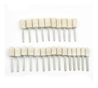 Felt Polishing Wheels, Buffing Pads, Rotary Tool Accessories, 25pcs Felt Wool Buffer Set with Paste for Wood, Jade, Metal, Glass, Jewelry Making, Furniture Restoration, Die Grinder Dremel Compatible