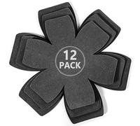 Felt Pot and Pan Protectors - Set of 12 and 3 Different Sizes Felt Pan Protectors for Stacking, Larger & Wider Pot and Pan Protectors, Pan Separators Protectors, Pot Separators for Stacking, Deep Gray