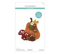 Spellbinders Pumpkin Lane House Etched Dies from The Felt Stitch & Create Collection by Nicole Spohr, Metal, ONE