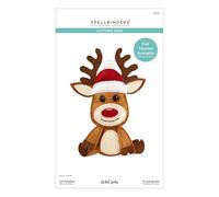 Spellbinders Reindeer Etched Dies from The Felt Stitch & Create Collection by Nicole Spohr, Metal, ONE