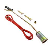 Pro Propane Butane Gas Torch Weed Burner Hose Regulator Roofers Plumbers Kit