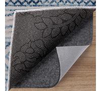 Felt Rug Pad with Non-Slip, 100x150cm Rubber Backing Rug Underlay, Under Area Carpet Protective Cushioned Pads, Rug to Carpet Gripper for Hardwood Floors, Keep Rugs in Place, Soft and Safe