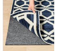 Felt Rug Pad with Non-Slip, 150x200cm Rubber Backing Rug Underlay, Under Area Carpet Protective Cushioned Pads, Rug to Carpet Gripper for Hardwood Floors, Keep Rugs in Place, Soft and Safe