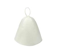 Felt Sauna Hat Sauna Hats Thicken Wool Felt Shower Cap Hair Turban Quickly Towel Drying Hat Men Dry for Man(White)