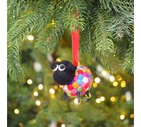 Felt Sheep Ornament Christmas Decoration - Wool Christmas Bauble - Felt Handmade Xmas Décor - Tree Ornament