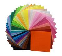 Felt Sheets 40Pcs 12x8 Inch Craft Felt Sheets 1mm Thick Stiff Fabric for Home DIY Sewing Patchwork Decoration Embroidering Book