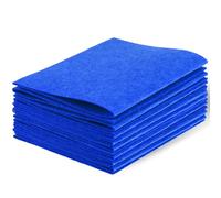 Felt Sheets Fabric, 7" x 11" Felt Fabric for Crafts 10Pcs Halloween Christmas Fabrics Fall Felts for DIY and Sewing Projects(Dark Blue)