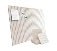 Felt Slatted Bulletin Board with Adhesive, Large Pin Board Seamless Removable Adhesive Cork Boards Alternative Felt Bulletin Boards for Organizing
