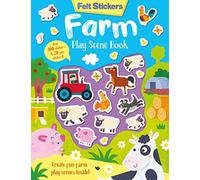 Felt Stickers Farm Play Scene Book