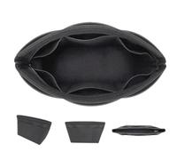 Felt Storage Inner Pocket 2pcs Expand Storage Space Felt Bag Organizer Inner Lining Dividers Pocket For Tote Handbag Insert Tank Modification Accessory(Deep Grey,M)