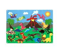 Felt Story Board-104 * 75cm Educational Hanging Teaching Toys Teaching Toys,Multifunctional Farm Animals Fuzzy Felt Story Board Set Birthday Gift For