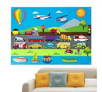 Felt Story Board | Felt Stories Flannel Story Board for Preschool,Educational Toddler Wall Activity, Domestic Animals Storytelling Flannel Board for Kids, Children, Boys, Girls
