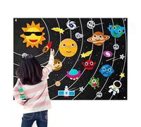 Felt Story Board for Kids - 3D DIY Interactive Wall Play Kit | Sensory with Printed Dinosaurs and Animals, Early Education Toy for Boys Girls Preschoolers, Learning and Fun Activity Panel